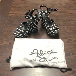Alice + Olivia wedge sandals